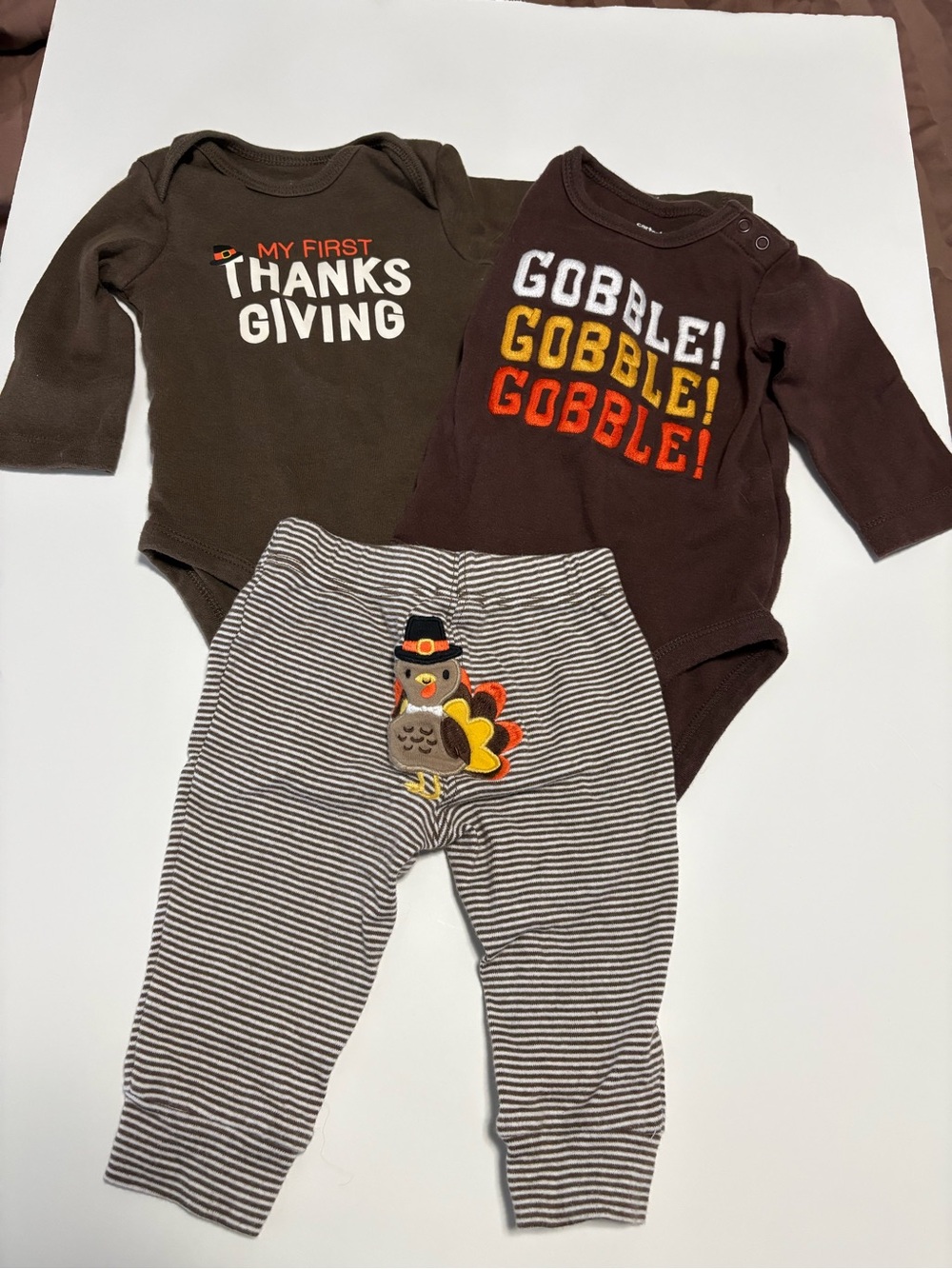 Carter’s my first thanksgiving outfit 3M